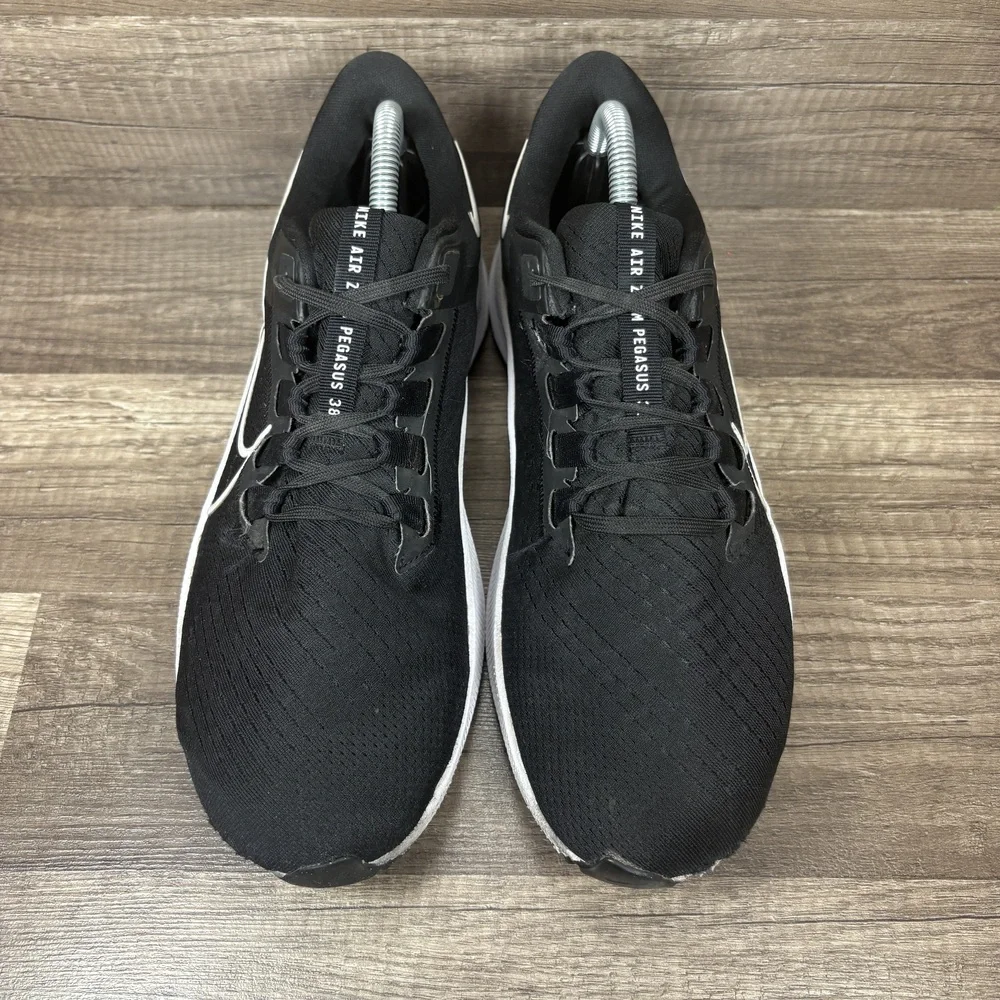 Nike Air Zoom Pegasus 38 Black Womens US Size 9.5 CZ1893-001 Running Shoes